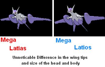 mega latios and latias difference